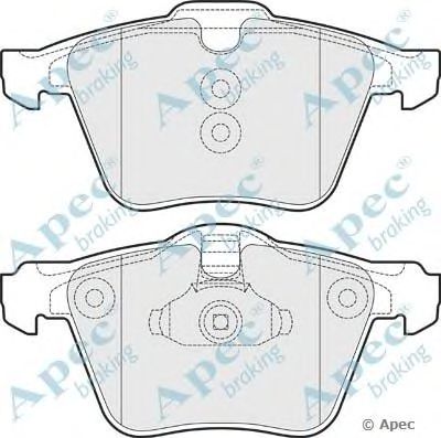 APEC BRAKING pad1494 -  Комплект тормозных колодок, дисковый тормоз